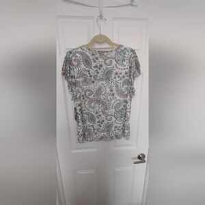 Vince Camuto Multicolor Paisley Blouse